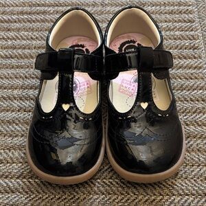 Livie & Luca Shiny Black Kids Dress Shoes